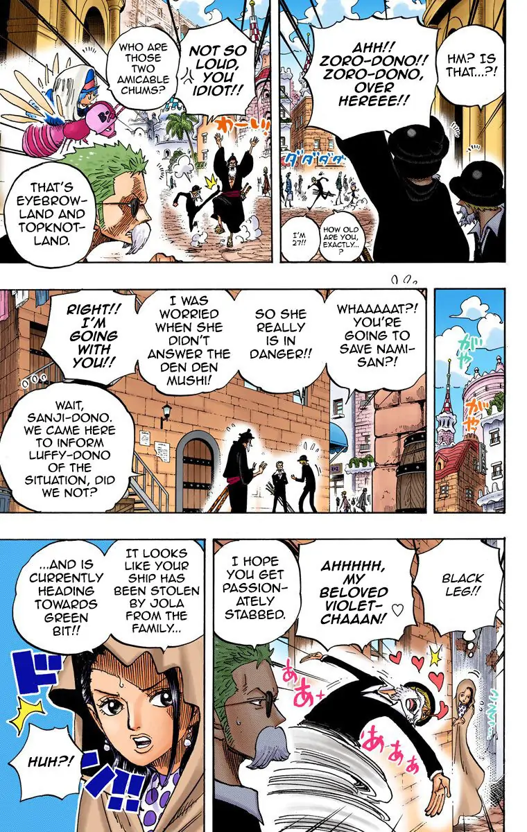 One Piece Digital Colored Chapter 722 image 18